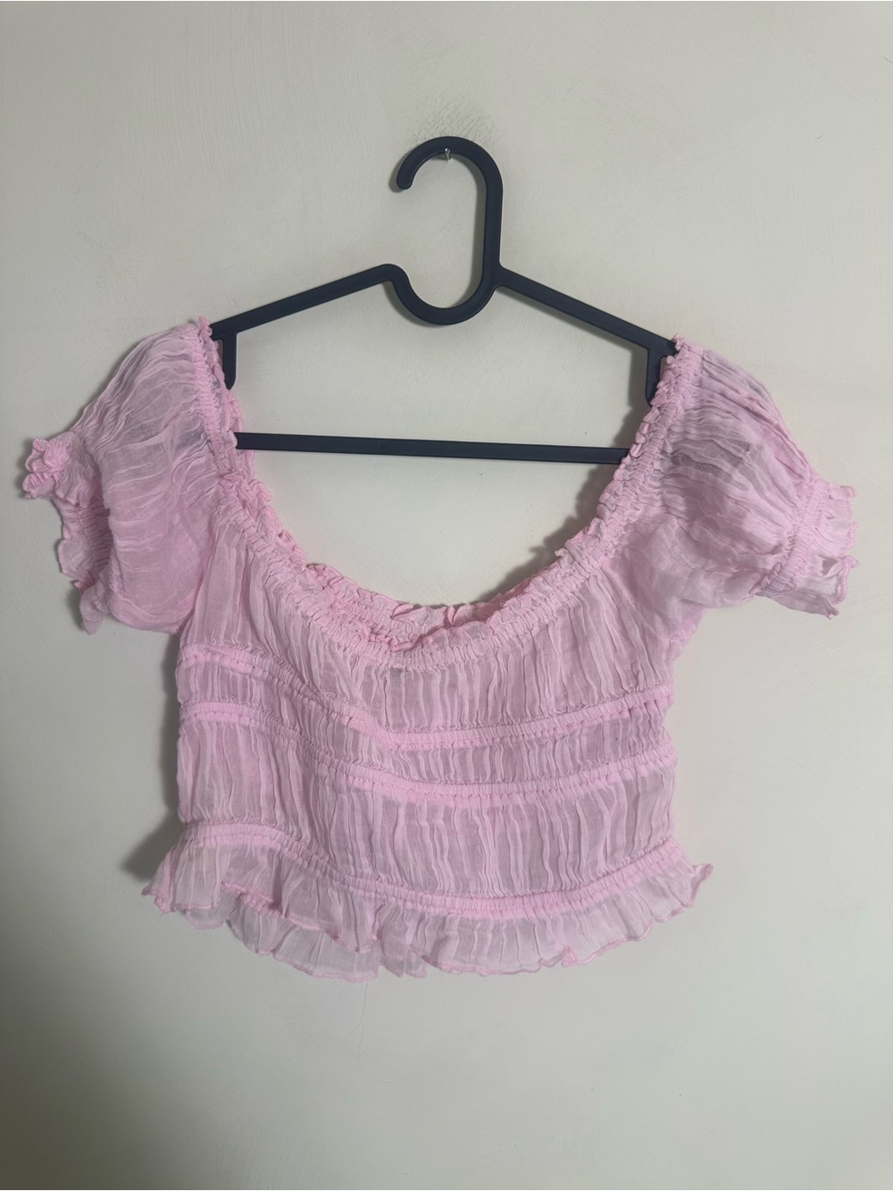 Free People FP One Cheri Top S Pink Petal